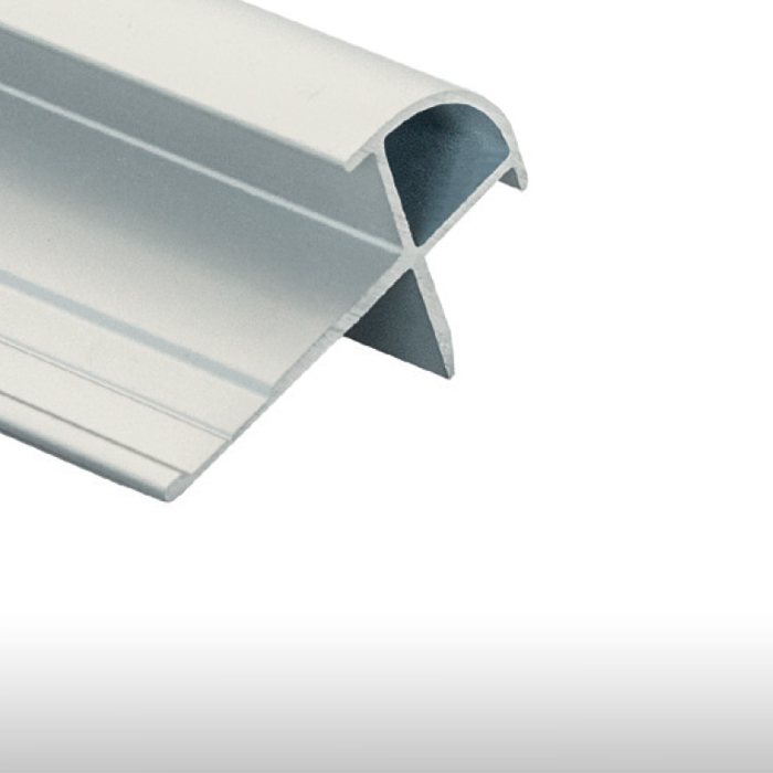 Aluminum Curved corner profile for decorative wall panels